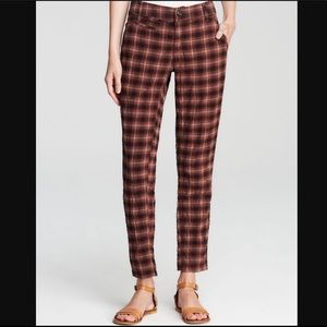 Free People Plaid Pants